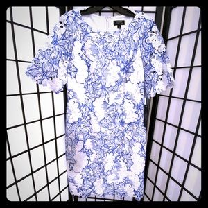 Blue and white Dress